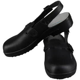Abeba Sicherheitsschuhe Classic Clog schwarz 39