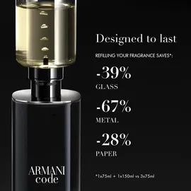 Giorgio Armani Code Men Eau de Parfum refillable 125 ml