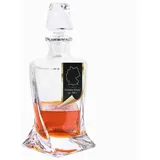 Intirilife edle Whiskey Karaffe - Füllmenge 750 ml - Decanter für Rum, Vodka, Scotch und vieles mehr