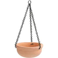 Dehner Terrakotta-Hängeampel Meran mit Kette, rund