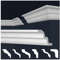 Marbet Design Stuckleiste E-21 weiß 10 St. 200 x 6,2 cm