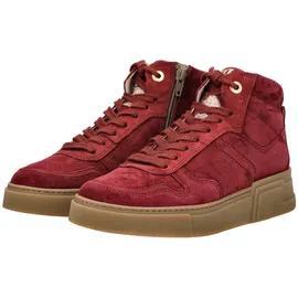 Paul Green Damen Sneaker Veloursleder rot 38