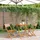 vidaXL 3-tlg. Bistro-Set Taupe Stoff und Massivholz