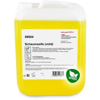 HypaFol Schaumseife Nachfüllpack 5 Liter I Flüssige Kernseife vegan & ohne Mikroplastik I pH-hautneutrale Seife flüssig, gut hautverträglich I Flüssigseife Nachfüllpack für Küche, Gastro & Hotellerie