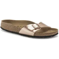Birkenstock Madrid Birko-Flor schmal metallic copper 39