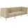 Oviala Loungesofa beige