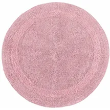 Homescapes Badematte Rosa Ø 80 cm