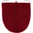 WC-Vorleger Prestige Rot 50 x 45 cm mit Ausschnitt
