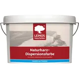 LEINOS 660 Naturharz-Dispersionsfarbe 10,0 L | hoch deckende Innenwandfarbe für Wände & Decken | Lösemittelfrei, atmungsaktiv & wohngesund | Farbton: weiß, matt