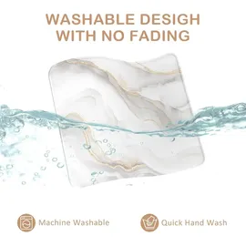 luxuskollektion Gaming Mauspad Klein langlebig genähte Kanten rutschfeste Gummibasis