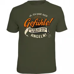 Rahmenlos Unisex T-Shirt "Ja, ich habe auch Gefühle.....", 2XL