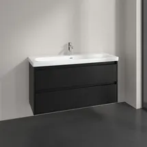 Villeroy & Boch Skyla Waschtischunterschrank 2 Auszüge, 1172 x 596 x 439 mm, Volcano Black