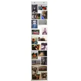 Fotovorhang,Fotohalter mit 20 Taschen für Fotos im Format 10 x 15 cm