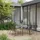 vidaXL Garten-Essgruppe 7-tlg. Dunkelgrau