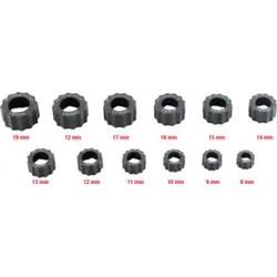 KS Tools Spezial-Muttern-Ausdreher-Satz, 12-tlg.