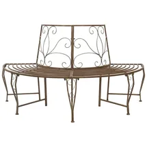 vidaXL Baumbank 160 x 80 x 89 cm Antikbraun