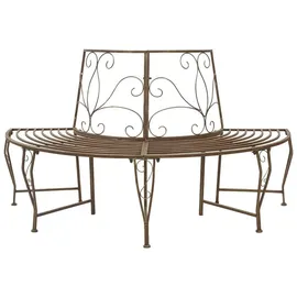 vidaXL Baumbank 160 x 80 x 89 cm Antikbraun