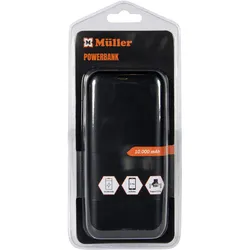 Powerbank, 10.000 MAH Schwarz