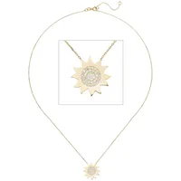 Jobo Collier Kette mit Anhänger Sonne 333 Gold Gelbgold