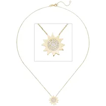 Jobo Collier Kette mit Anhänger Sonne 333 Gold Gelbgold