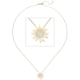 Jobo Collier Kette mit Anhänger Sonne 333 Gold Gelbgold