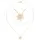 Jobo Collier Kette mit Anhänger Sonne 333 Gold Gelbgold