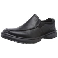 CLARKS Herren Bradley Step Slipper, Blk Tumbled Lea, 46 EU