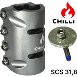 Chilli Pro Scooter Chilli Pro Scooters SCS-4 Bolts Stunt-Scooter Klemme SCS 32 Grau - Grau