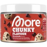 MORE NUTRITION MORE Chunky Flavour vegan, Stracciatella, 250 g, Geschmackspulver zum Süßen, ohne viel Zucker und Kalorien, mit Inulin und Laktase, geprüfte Qualität - made in Germany