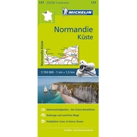Michelin Zoomkarte Normandie Küste