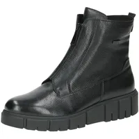 CAPRICE Damen Stiefel ohne Absatz aus Leder Wasserabweisend, Schwarz (Black Nappa), 39 EU