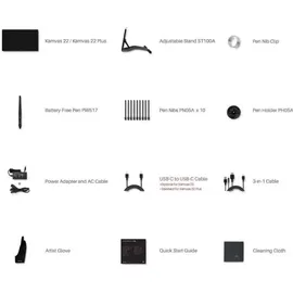 Huion Grafiktablett Huion Kamvas 22 Plus