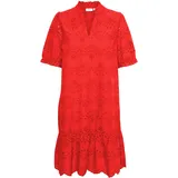 St Tropez Kleid Blusenkleid rot 36