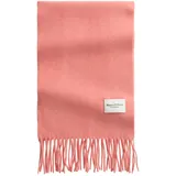 Marc O'Polo Fransentuch MARC O'POLO "aus softer Schurwolle", Damen, rosa (sunny rose), Obermaterial: 100% Wolle (Schafwolle), unifarben, Modetücher