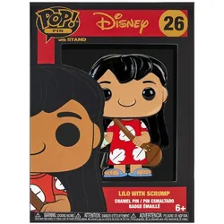 Funko Disney - Lilo & Stitch- POP! Pin Lilo With Scrump