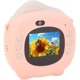 Kinderkamera mit Sofortdruck, Weihnachtsgeburtstag für 3–12 Jahre, Hellrosa Selfie-Digitalkamera, Tragbare Reisekamera für 4, 5, 6, 7, 8, 9 Jahre Alte Mädchen und Jungen (Keine