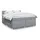 vidaXL Boxspringbett 180 x 200 cm Hellgrau