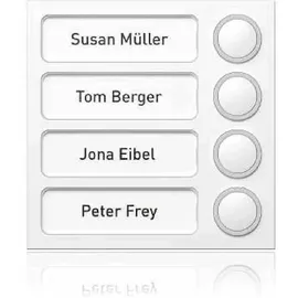 Ritto Portier Tastenmodul 4 Tasten,95x95x33mm 1875470