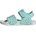 Aqua Adilette Kids Flash Aqua Semi Flash Aqua Cloud White 37