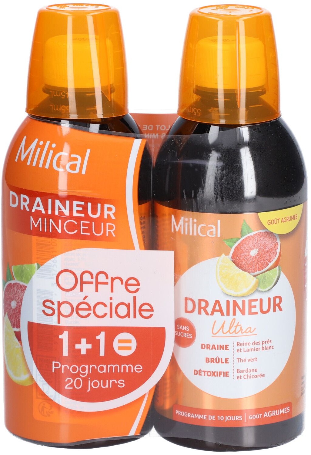 MILICAL Draineur minceur Ultra agrumes 1000 ml solution(s)