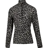 Brunotti Rodika-Print Rollkragenpullover Fleece Schwarz M