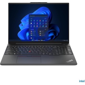 Lenovo ThinkPad E16 G1 Graphite Black, Core i7-1355U, 16GB RAM, 512GB SSD, DE (21JN004MGE)