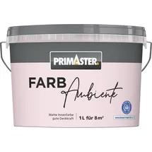 Primaster Farbambiente Wandfarbe rosa matt 1 l