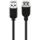 goobay USB-A 1,8 m Schwarz
