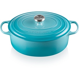 Le Creuset Signature Bräter 31 cm oval karibik