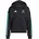 PERFORMANCE Full Zip Hoody Black/semi mint rush L