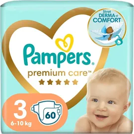 Pampers Premium Care 4-9 kg 60 Stück