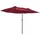 Outsunny Doppelsonnenschirm 460 x 270 cm Weinrot