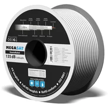 Megasat Koaxialkabel Außen-Durchmesser: 7.0mm 100m