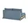 Sofa.de Klappsofa mit Schlaffunktion Webstoff 2-Sitzer Blau